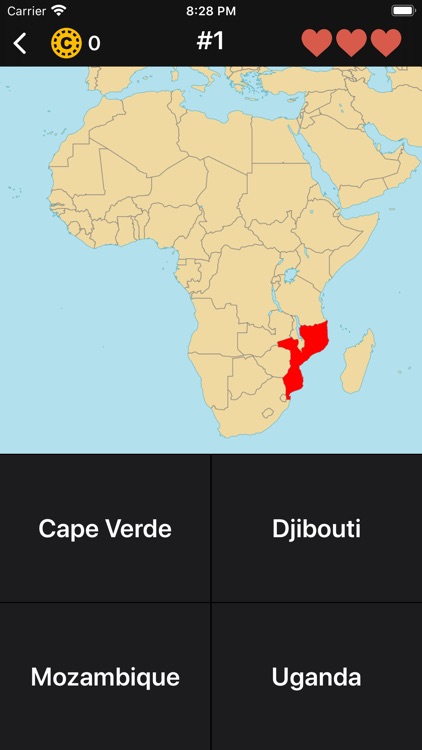 Maps and Countries: Map Quiz screenshot-3