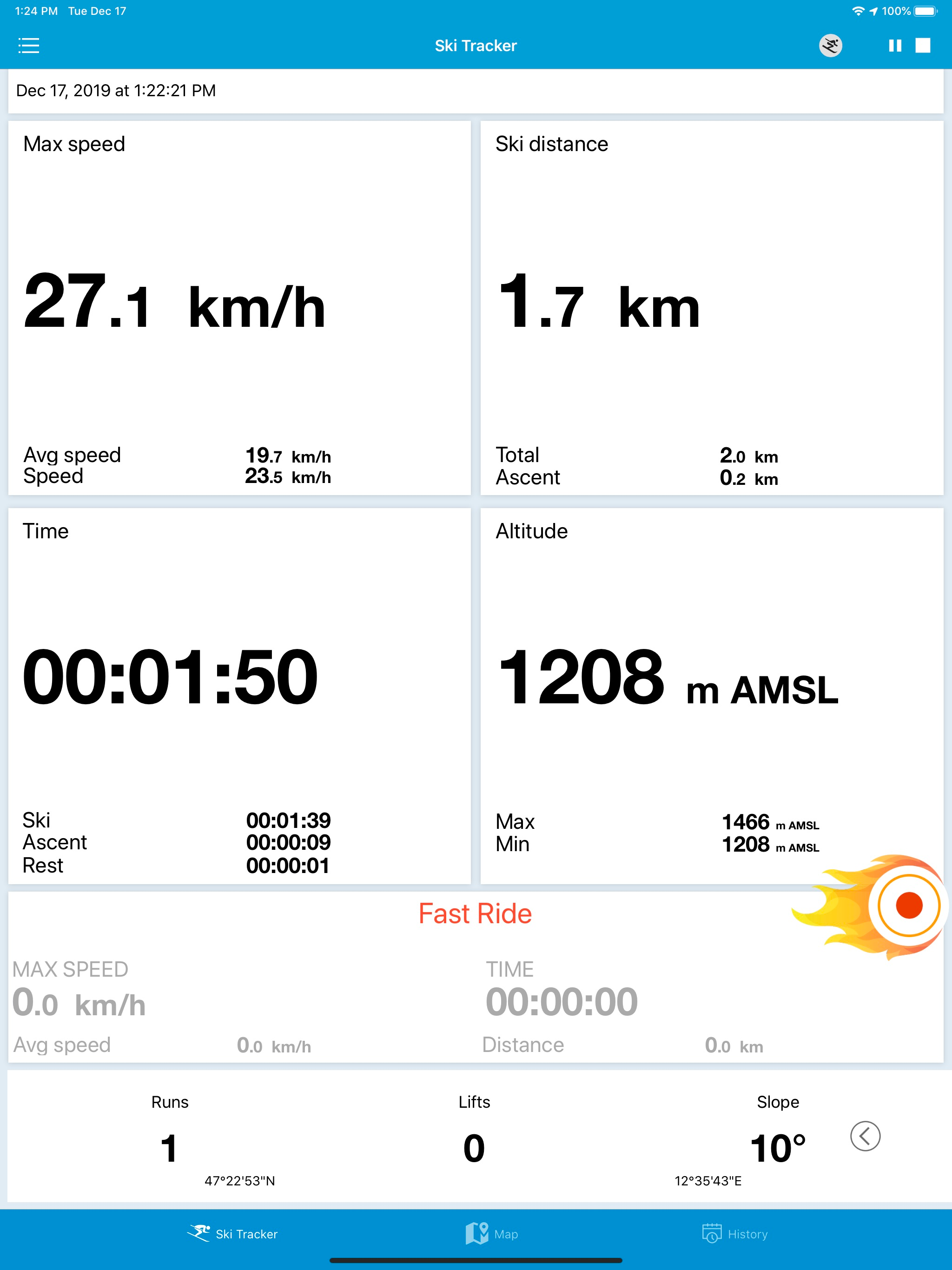 EXA SKI Tracker Premium Gold screenshot 8