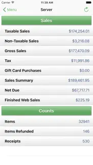 liberty sales summary iphone screenshot 3