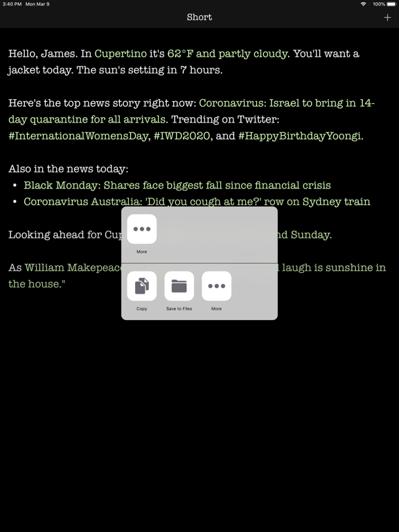 App screenshot