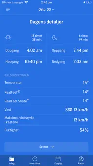 AccuWeather: Værmelding iphone bilder 2
