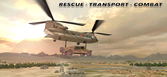 飛行模擬器 - 戰鬥直升機 Chinook Ops Sim