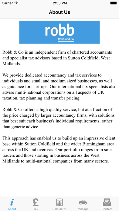 Screenshot #1 pour Robb & Co