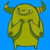 Marvin the Ogre emojies! delete, cancel