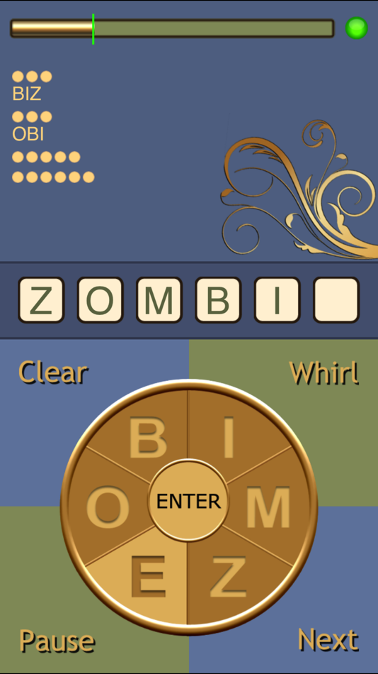 #3. Whirly Word (iOS) 由: Mighty Mighty Good Games