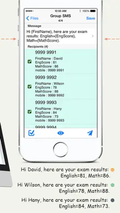 SA Group Text Lite iPhone image 2
