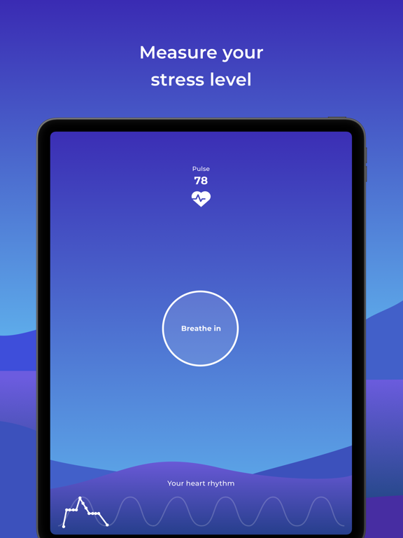 Screenshot #5 pour Stress Guide: HRV & Meditation