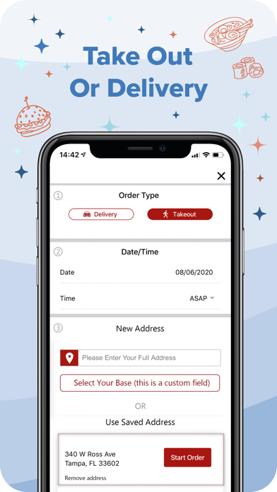 TakeNow Delivery Screenshot
