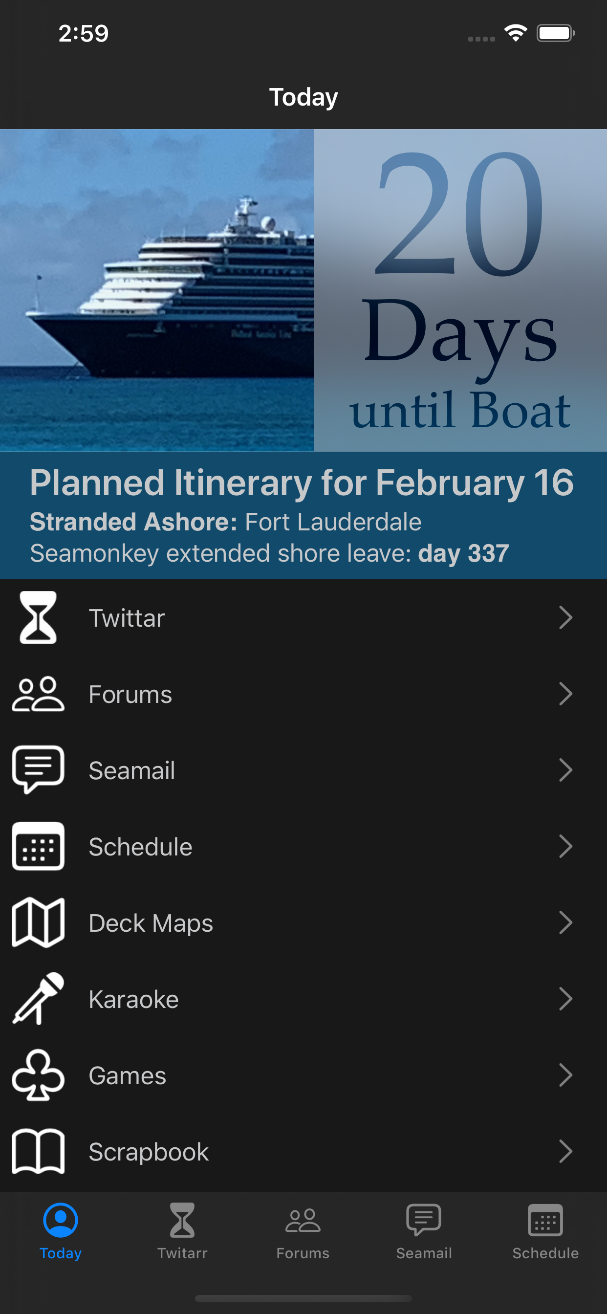 The Kraken, a Twitarr Client