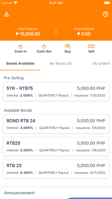 Bonds PH Screenshot