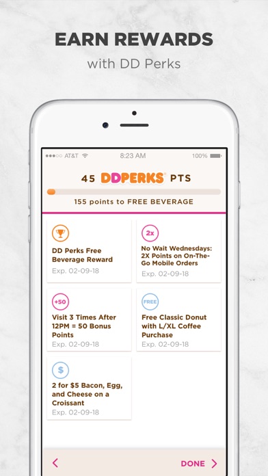 download Dunkin' Donuts apps 2