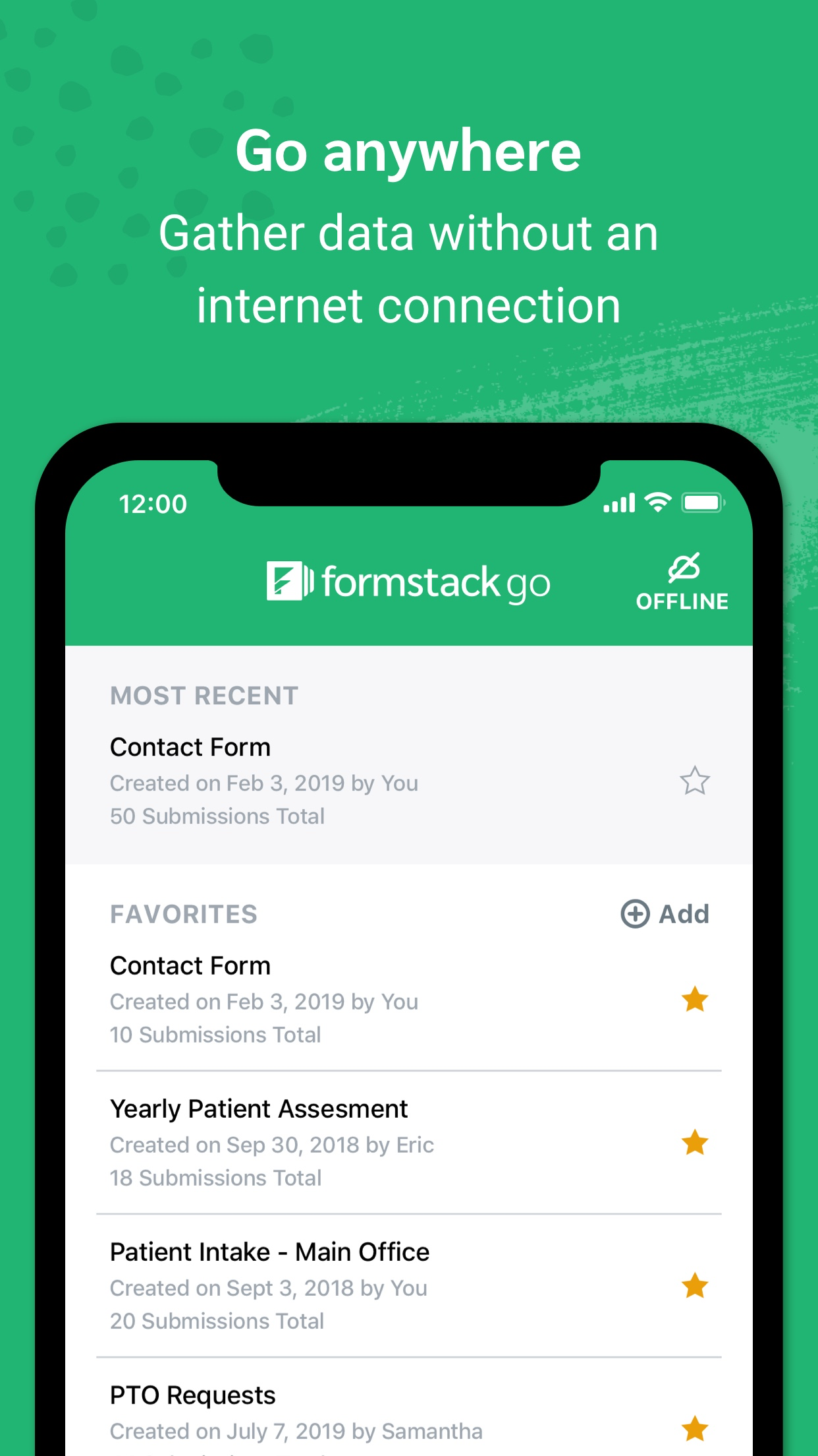 Formstack Go - Offline Forms