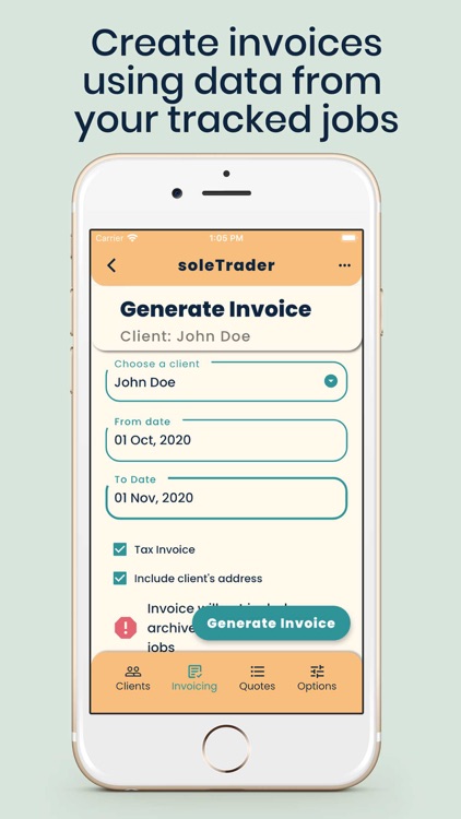 Sole Trader - Quotes, Invoices