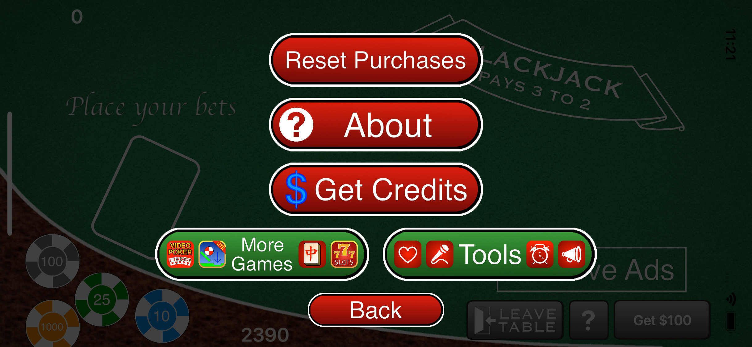 Blackjack - Casino Style 21