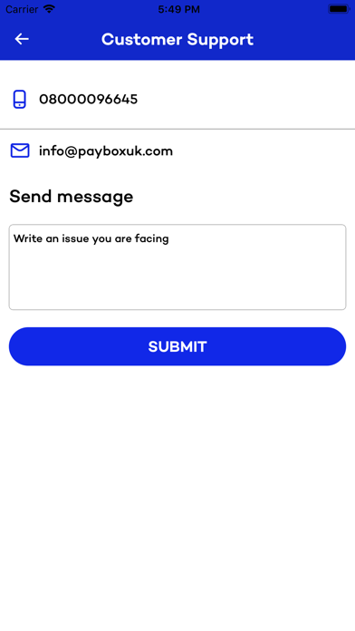 Paybox Vendor Screenshot
