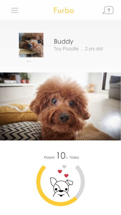 Screenshot #2 pour Caméra pour chien par Tomofun
