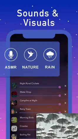 Game screenshot Sleep Sounds - ASMR Bedtime apk