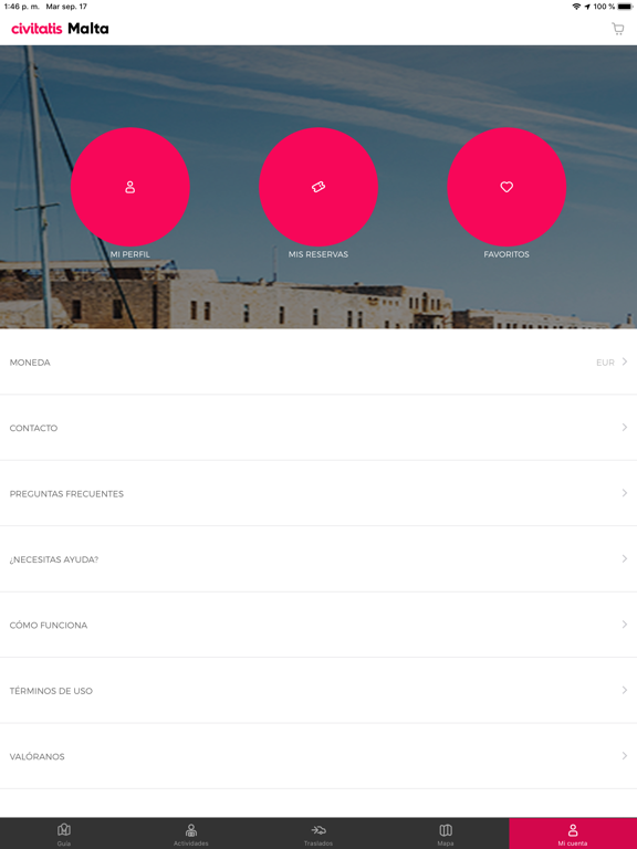 Guía de Malta Civitatis.com iPad screenshot 5 - Travel app