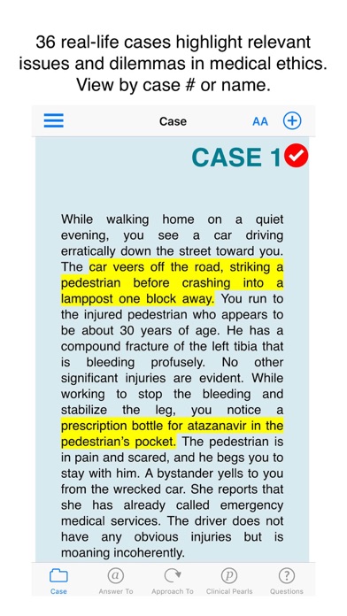 Case Files Medical Ethics 1e Screenshot
