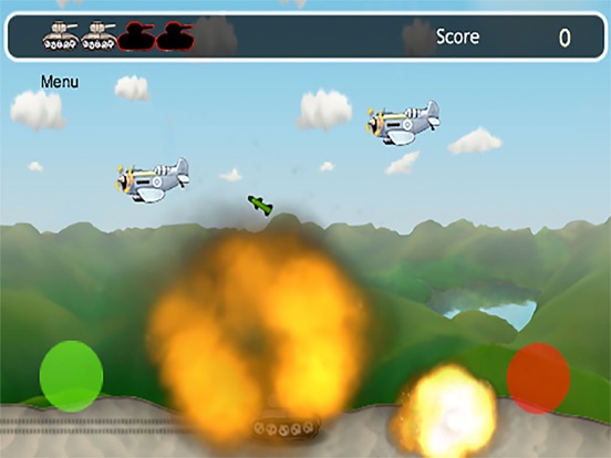 Screenshot #5 pour The Airplane Tank Attack Game