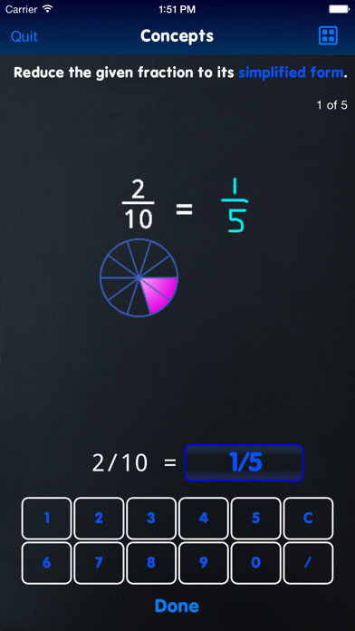 How to cancel & delete EG Classroom Fractions from iphone & ipad 1