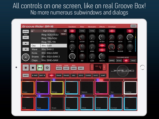 Groove Rider GR-16 iPad app afbeelding 5