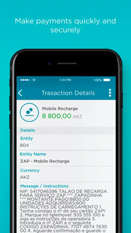 Screenshot 4 di 5 di ATLANTICO Mobile Banking
