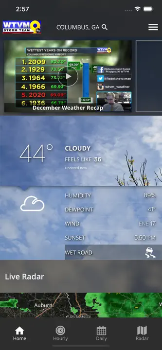 WTVM Storm Team Weather : capture d’écran 1 sur 3
