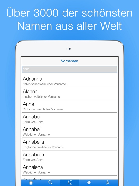 Screenshot #5 pour Babynamen | Vornamen für Babys