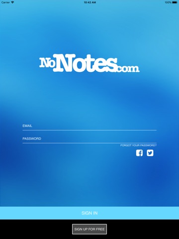 Transcribe by NoNotes iPad screenshot