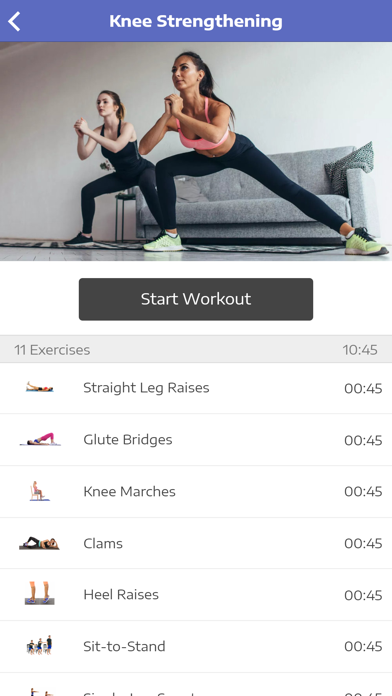 Knee Exercises screenshot