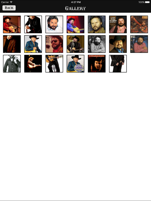 Moe Bandy iPad screenshot 4 - Music app