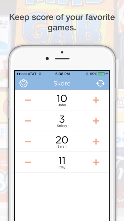 Skore - Scorekeeper for games