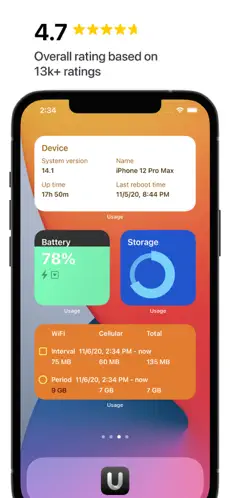 Screenshot 2 Usage: System Activity Widgets iphone