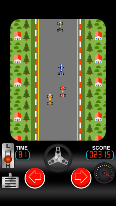Retro GP, car racing. Screenshot
