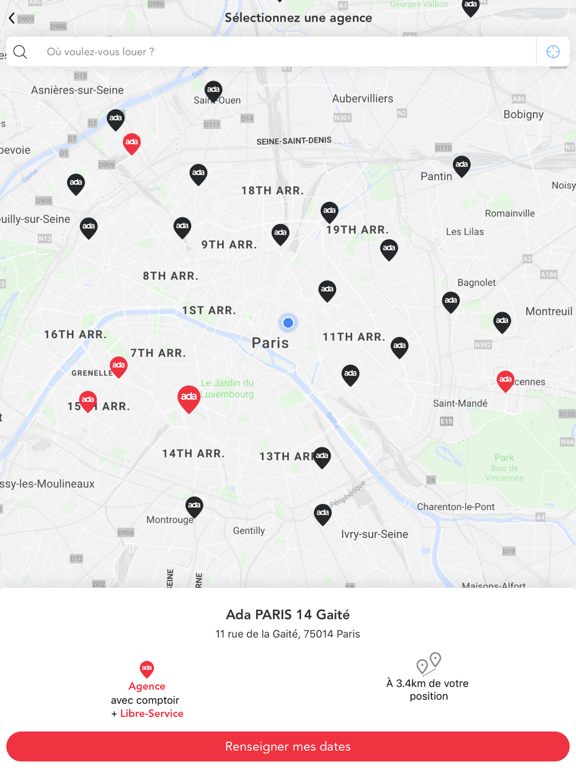 Screenshot #6 pour Ada Mobilités Location voiture