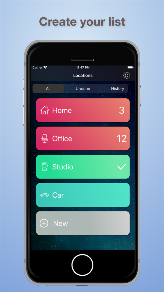 #1. Paranoid List (iOS) By: Aleksei Gavrilov
