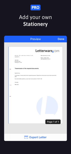 ‎EasyLetter - Wysyłanie listów Zrzut ekranu