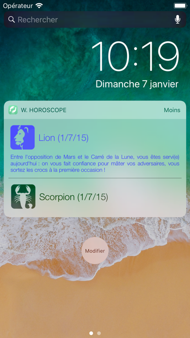 Screenshot #2 pour Widget Horoscope