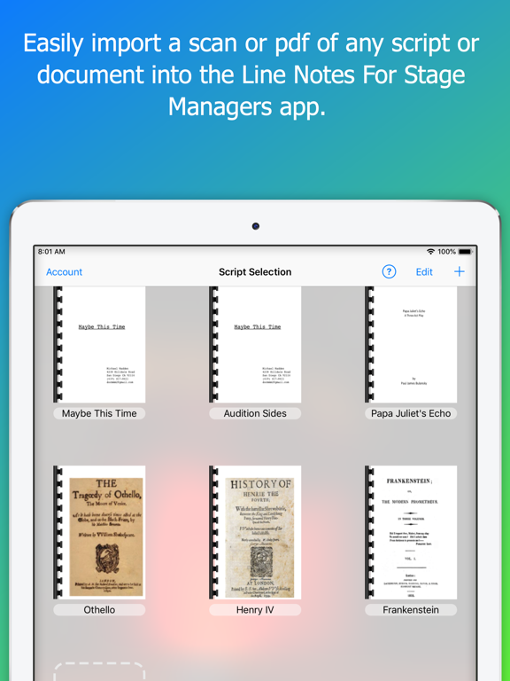 Screenshot #6 pour Line Notes for Stage Managers