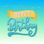 Happy Birthday Card Maker. App Cancel