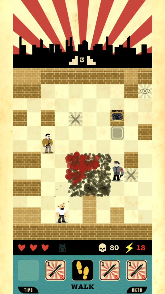 #5. Revolt - Dystopian Roguelike (iOS) 由: Ciro Manna