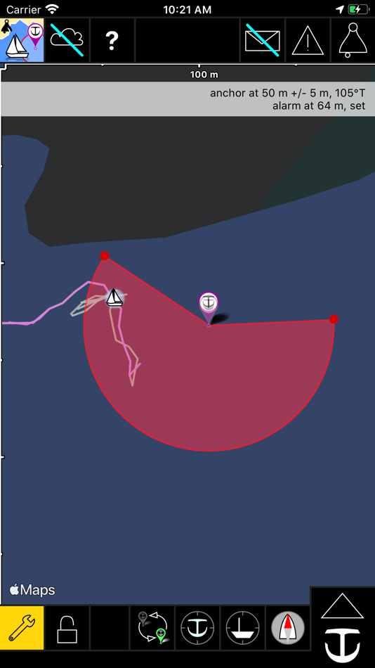 #9. Anchor! drag alarm (iOS) 由: Pomacanthus