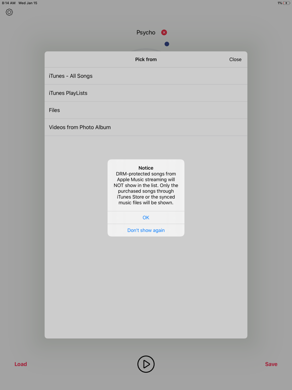 MusicToRingtone iPad screenshot 5 - Music app