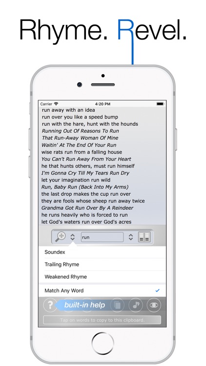 Rhyme Genie Rhyming Dictionary screenshot-7