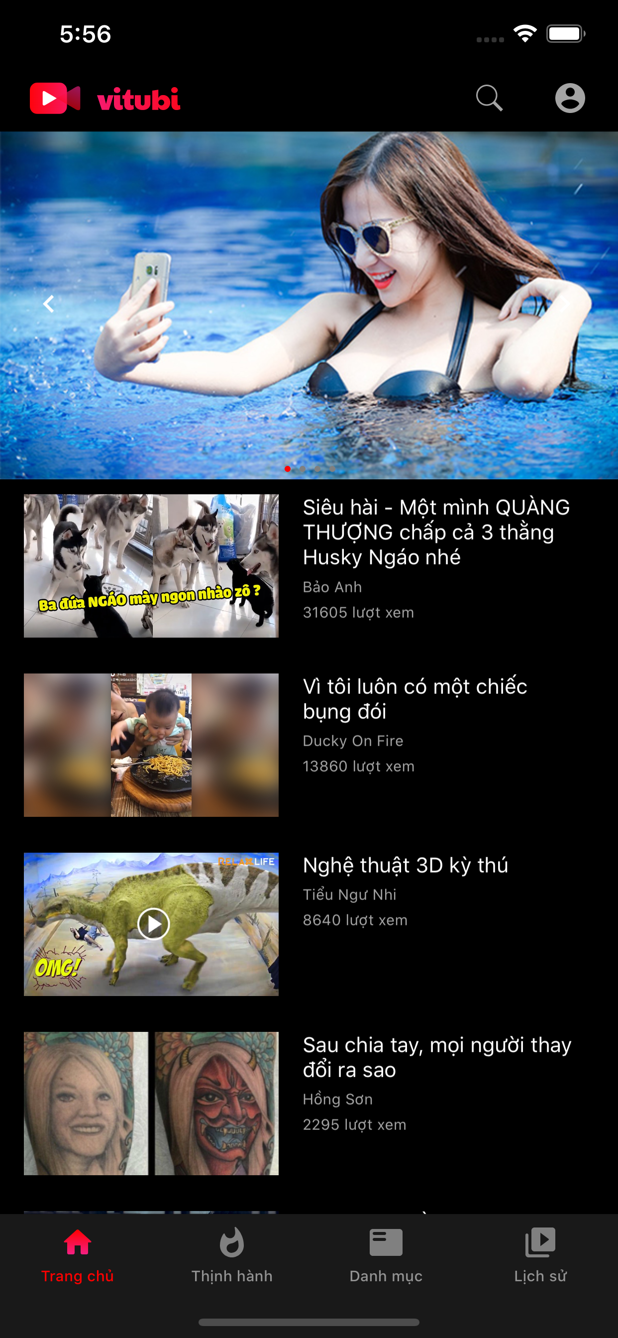 Vitubi - Xem Clip Giải Trí screenshot 6