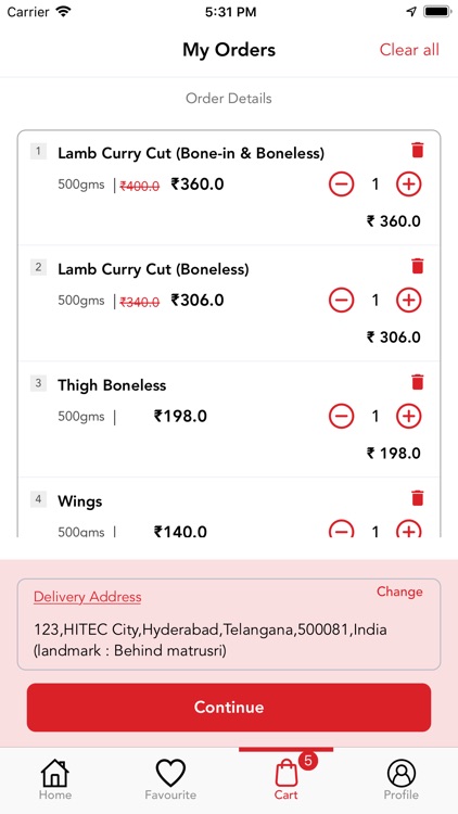 Sneha Select-Order All Meats