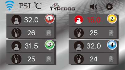 TYREDOG TPMS 藍芽胎壓偵測 iPhone screenshot