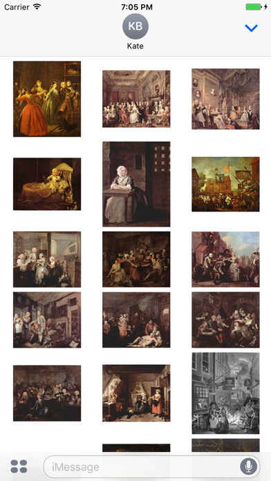 How to cancel & delete William Hogarth Artworks from iphone & ipad 2