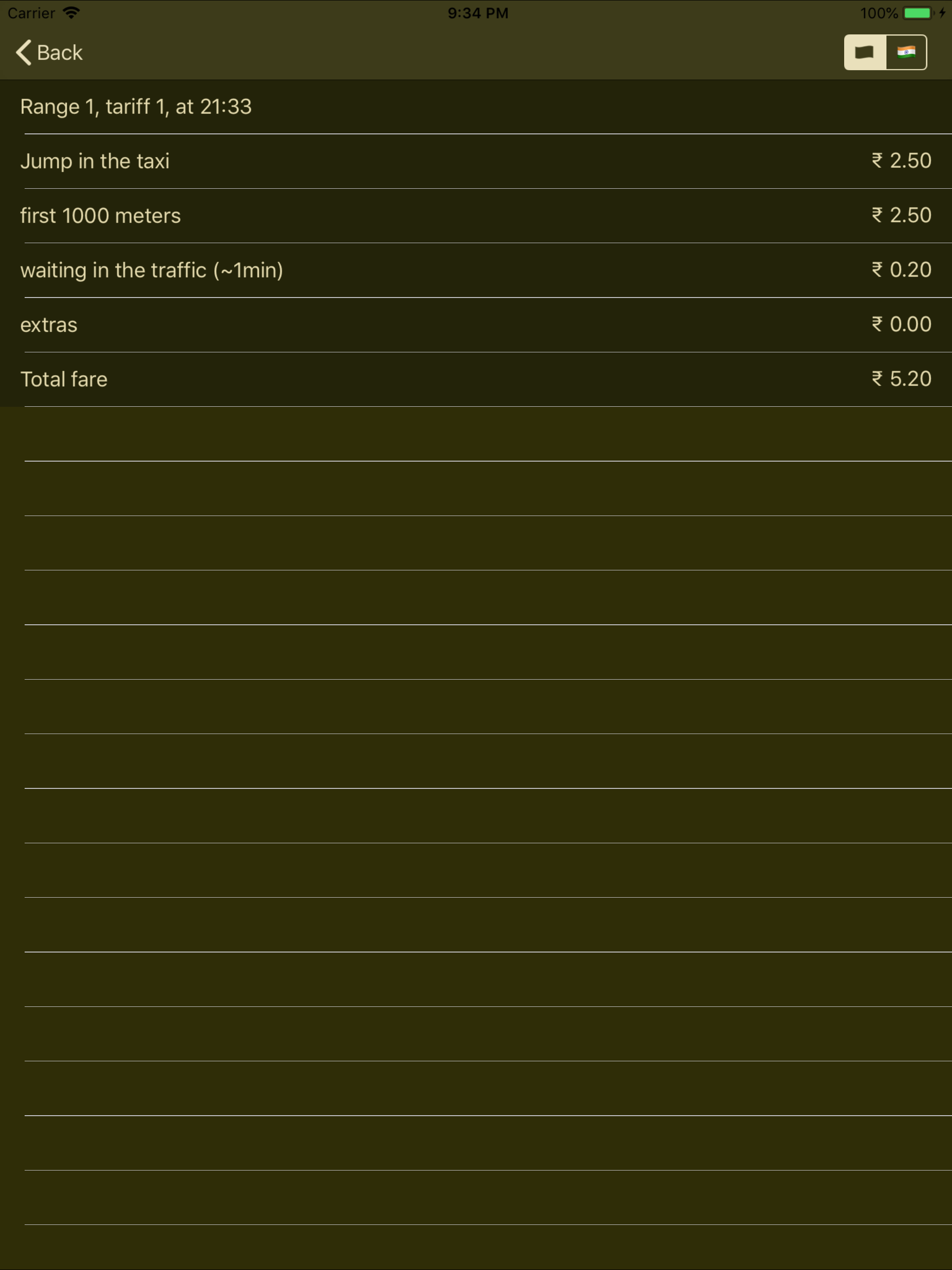 Taximeter 1.0 screenshot 8